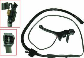 9466-s850773-16 Sp1 Heated Replacement Brake Levers For 2011-2017 Ski-doo Renegade X 4-tec 1200