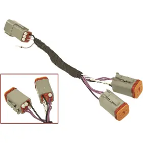 860-2011-41 Spi Sports Parts Inc Sm01602 Wiring Harness S-d Acc Split For Ski-doo /