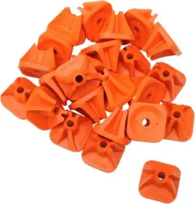 2513-p1-org Stud Boy Pro Series Super Lite Single Backing Plate Orange 1250-0453