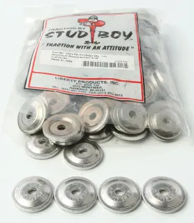 2554-p6 Stud Boy Power Plate Round Backers