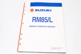 99011-02b80-03a Suzuki Oem Owners And Service Manual Rm85/lk5 2