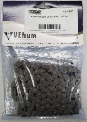 970424 Venom Products 13 Wide 110 Link Rexnord Silent Drive Chain Oem Nos