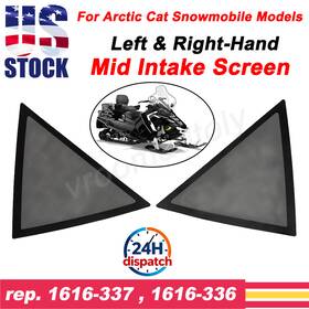 Vroomautoly 1616-337 Left-hand And Right-hand Mid Intake Screen Kit For Arctic Cat Snowmobile Models