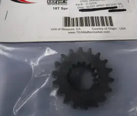 31-02518 Western Power Sports Team Silent 1994-2014 Skidoo 18t Sprocket Gear Usa V33-4g