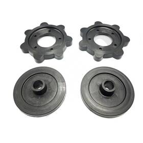 Wheelspart 0102015 Drive Shaft Sprocket And Idler Wheel Set For Vintage Arctic Cat 0102-015 0102-077
