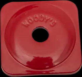 Asg-3790-48 Woodys Support Plates - Red Square 48 Pack