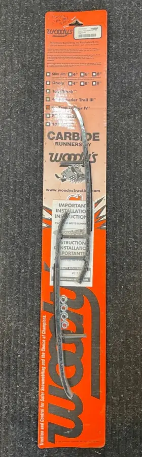 Tpi4-9125-1 Woodys New 6 Inch Carbide Runners Polaris Oem# 2874334