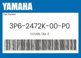 3p6-2472k-00-p0 Yamaha Genuine Cover Tail 2 -