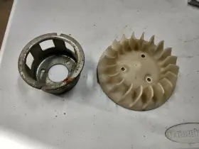 85g-15723-00-00 Yamaha 88 89 90 Snoscoot Sv80 Snowmobile Oem Starter Pulley Cooling Fan