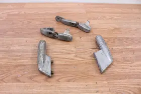 878-77140-00-00 Yamaha 1978 78 Exciter 440 Left And Right Hood Hinge Front Bummper Ends