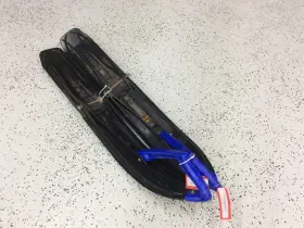 8jp-f3711-00-00 Yamaha Plastic Ski Set Pair Black 2014 Sr Viper Rtx Ltx Se Oem