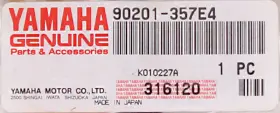 90201-357e4-00 Yamaha Genuine Plate Washer Part Number -