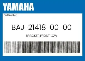 Baj-21418-00-00 Yamaha Genuine Bracket Front Low -