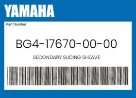 Bg4-17670-00-00 Yamaha Genuine Secondary Sliding Sheave -