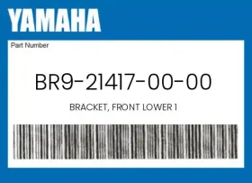 Br9-21417-00-00 Yamaha Genuine Bracket Front Lower 1 -