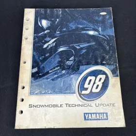 Lit-12468-00-98 Yamaha 1998 Snowmobile Technical Update Manual Oem