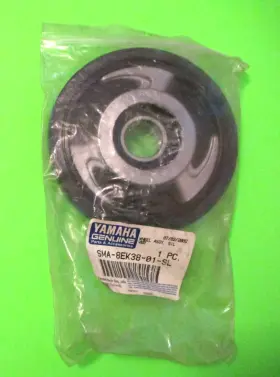 Sma-8ek38-01-sl Yamaha Nos Vintage Oem Snowmobile Wheel Assy Silver Part #