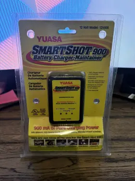 Yuasa 048493120096 Smart Shot 900 Battery Charger Maintainer Unit 12v900 New Fast Ship