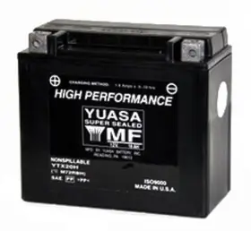 Yuam72rbh Yuasa Ytx20h Factory Activated Maintenance Free 12 Volt Batt