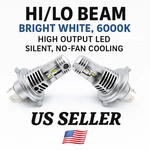 Pair Ultra High/lo Led Headlight Bulbs Replaces Arctic Cat 0109-724 12V 55/60W New. Price: $33.98.