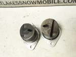 Arctic Cat Ctec Snowmobile Engine Exhaust Valves Left Right Caps ZR8000 Xf Used. Price: $40.00.