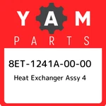 8ET-1241A-00-00 Yamaha Heat Exchanger Assy 8ET1241A0000, New Genuine Oem Part. Price: $221.53.