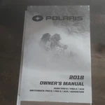 Polaris 2018 600 800 Rush Xcr Pro, Pro-s Switchback Owners Manual + Bonus New. Price: $40.00.