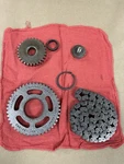 08-20 Ski-doo Mxz-x Drive Chain & Sprockets P/n 504152630, 504152593, 504148400 Used. Price: $50.00.