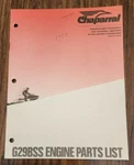 Genuine 1973 Chaparral Snowmobile Engine Parts List G29BSS Rare Vintage New. Price: $29.99.
