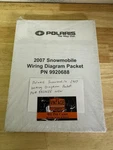 Polaris Snowmobile 2007 Wiring Diagram Packet Part # 9920688 New. Price: $19.95.