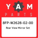 8FP-W2628-02-00 Yamaha Rear View Mirror Set 8FPW26280200, New Genuine Oem Part. Price: $595.30.