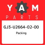 GJ3-U2664-02-00 Yamaha Packing GJ3U26640200, New Genuine Oem Part. Price: $53.18.