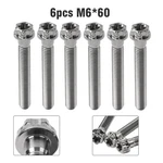 6PCS Bolts Torx Head Flange Screws M6X60MM For Motorcycle Bike New. Price: $27.39.
