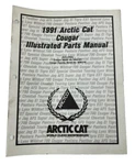 1991 Arctic Cat Cougar, Two-up Illustrated Parts Manual P/n 2254-652 Used. Price: $18.50.