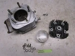 Vintage 79 Polaris Apollo 340 Snowmobile Mag Cylinder Piston & Head Used. Price: $129.99.