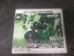 2007 Arctic Cat Snowmobile Service Manual # 2257-769 4 Stroke Lac Used. Price: $14.95.