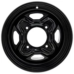 Polaris- Wheel, Rear, 14 X 8IN, Medium Gloss Black- Oem 1521911-067 New. Price: $162.99.