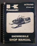 Original Kawasaki Intruder ST440-A4 Snowmobile Shop Manual 228 Pgs P/N99963-3513 Used. Price: $27.89.