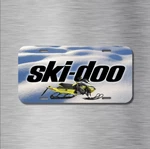 Snowmobile Vehicle License Plate Front Auto Tag Sled New. Price: $17.99.
