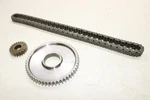 2017 Ski-doo Summit 850 165" Gen 4 21T 53T 116L Drive Chain Sprockets Gears Used. Price: $89.95.