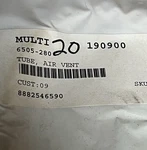 6505-280 Arctic Cat Air Vent Tube Pack Of New Oem. Price: $9.95.