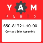 650-81321-10-00 Yamaha Contact Brkr Assembly 650813211000, New Genuine Oem Part. Price: $69.80.