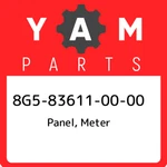 8G5-83611-00-00 Yamaha Panel, Meter 8G5836110000, New Genuine Oem Part. Price: $200.26.