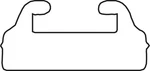 Garland Slide Uhmw Black 21 43 1/2IN 550-041 New. Price: $24.90.
