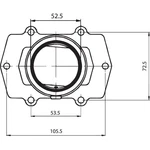 Kimpex Carburetor Flange, Arctic Cat 07-101-05 New. Price: $42.11.