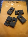 (5) New Oem Polaris 7670056 Speed Nuts Nos. Price: $14.75.