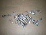 2003 Polaris 500 Edge X Cylinder Head Bolts/washers, P/n 7517281, 7556082 Used. Price: $15.00.