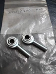 (2) Azusa 8246 Male Rod End Bearings, 3/8-24 Right New. Price: $14.70.