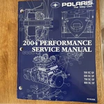 Polaris Oem Snowmobile Service/ Repair Manual 2004 Performance #9918586 Used. Price: $45.00.