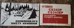 Yamaha Factory Owners Manual 1990 CS340P CS340EP LIT-12628-01-22 #MT2 Used. Price: $28.00.